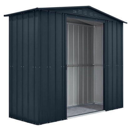 8 x 3 Globel Apex Metal Shed in Grey 8 x 3 Globel Apex Metal Shed in Grey