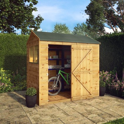 7x5 Mercia Shiplap Reverse Apex Shed