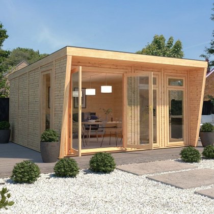 The Mercia Harlow Premium Insulated Garden Room 4m x 4m The Mercia Harlow Premium Insulated Garden Room 4m x 4m
