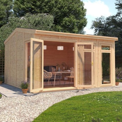 The Mercia Rufford Premium Insulated Garden Room 4m x 4m The Mercia Rufford Premium Insulated Garden Room 4m x 4m