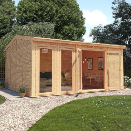 The Mercia Rufford Premium Insulated Garden Room 5m x 4m The Mercia Rufford Premium Insulated Garden Room 5m x 4m