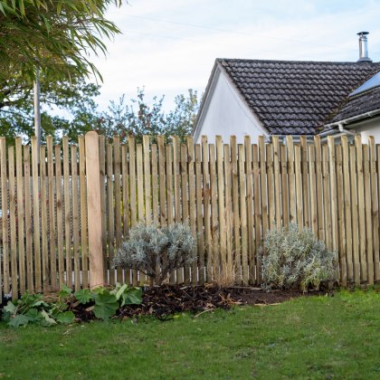 3ft (900mm) High Forest Pressure Treated Contemporary Picket Fence Panel - Pressure Treated