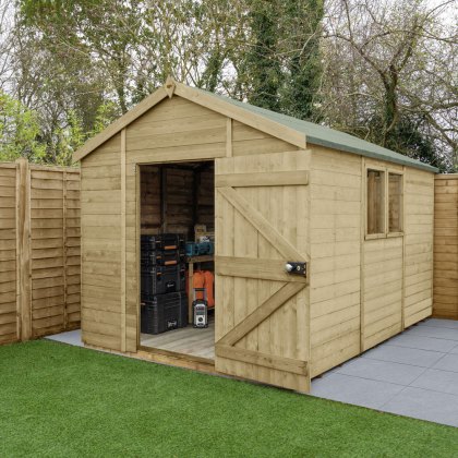 12 x 8 Forest Timberdale 25yr Guarantee Tongue & Groove Apex Wooden Shed