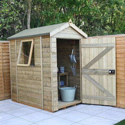 6 x 4 Forest Timberdale 25yr Guarantee Tongue & Groove Apex Wooden Shed