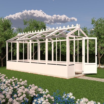 6 x 16 Shire Holkham Wooden Greenhouse