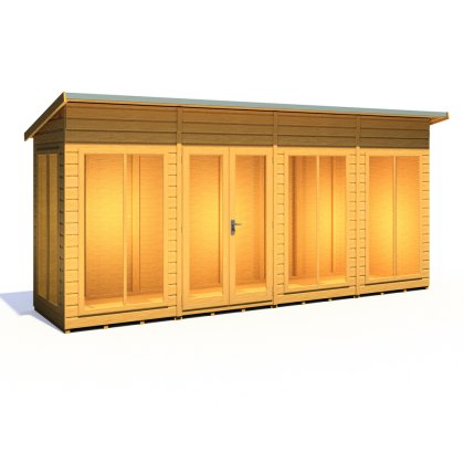 16 x 4 Shire Lela Pent Summerhouse