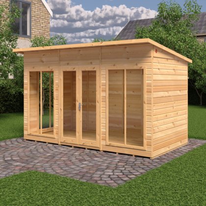 12 x 6 Shire Lela Pent Summerhouse