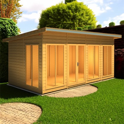 16 x 8 Shire Lela Pent Summerhouse