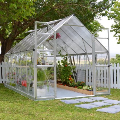 8 x 12 Palram Canopia Balance Extended Greenhouse - Silver