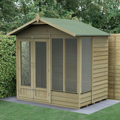 7 x 5 Forest Oakley Summerhouse Pressure Treated - 25 Year Guarantee