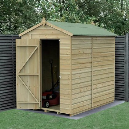 7 x 5 Forest Beckwood Apex Shed Shiplap Windowless 25yr Guarantee