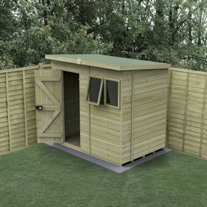 7 x 5 Forest Timberdale 25yr Guarantee Tongue & Groove Pressure Treated Pent Shed 7 x 5 Forest Timberdale 25yr Guarantee Tongue & Groove Pressure Treated Pent Shed