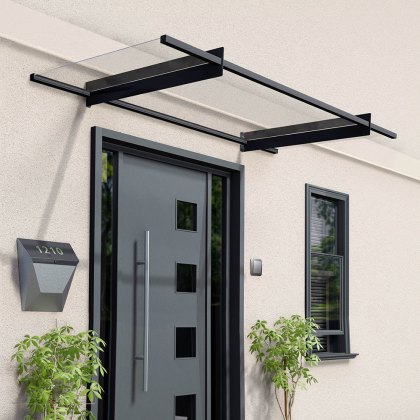 Palram Canopia Nancy 2050 Door Canopy Grey 7x3