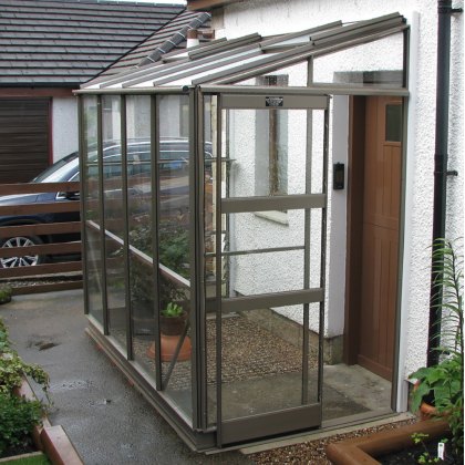 Elite Kensington 4 x 8 Lean to Greenhouse