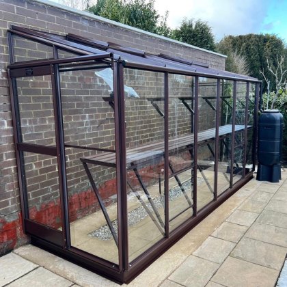 Elite Windsor 4 x 12 Lean to Greenhouse