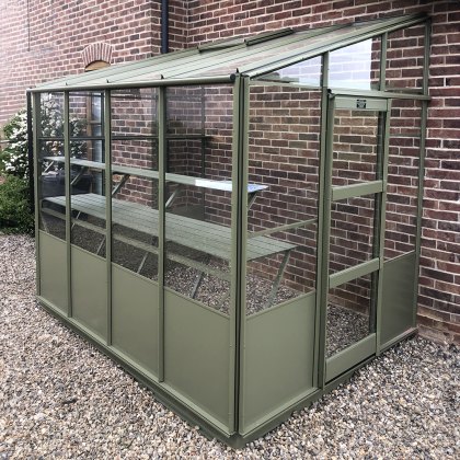 Elite Kensington 6 x 8 Lean to Greenhouse