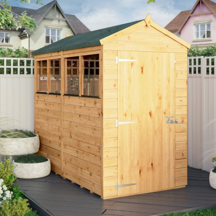 Mercia Woodsman Shiplap Apex 8 x 4 Shed