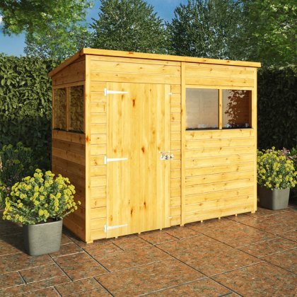 Mercia Woodsman Shiplap Pent 8 x 4 Shed