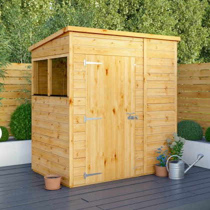 Mercia Woodsman Shiplap Pent 6 x 4 Shed