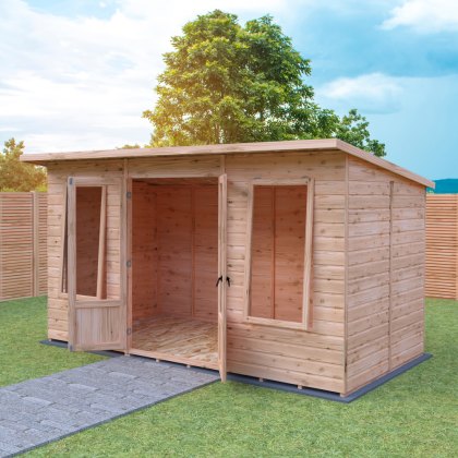 Shire Peony 12 x 6 Pent Summerhouse