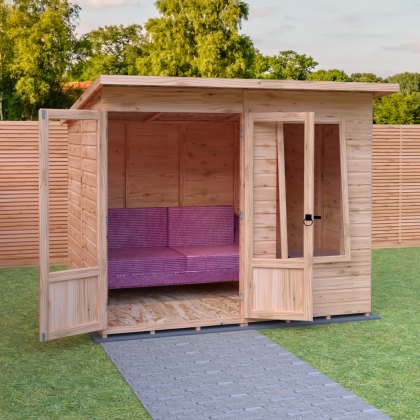 Shire Peony 8 x 6 Pent Summerhouse