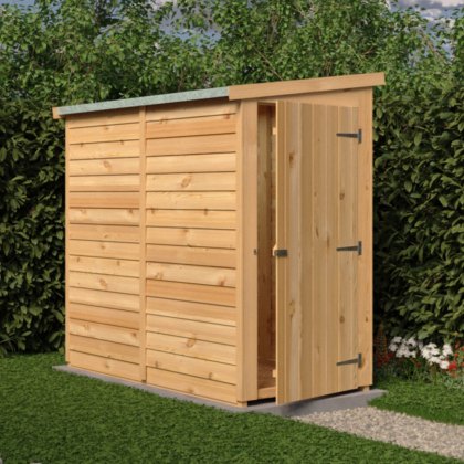 6 x 3 Shire Value Overlap Pent Shed