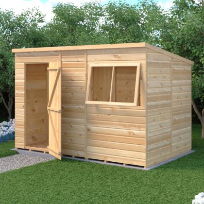 10 x 6 Shire Shiplap Pent Shed