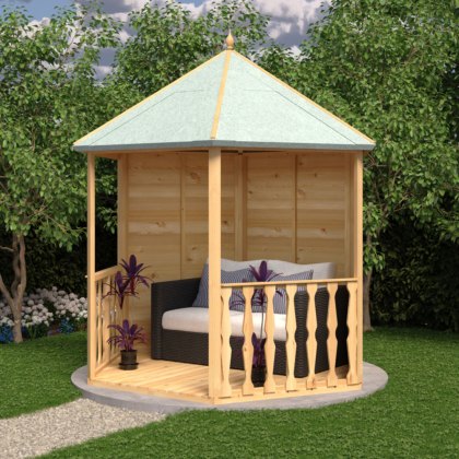 8 x 7 (2.56m x 2.21m) Shire Gazebo