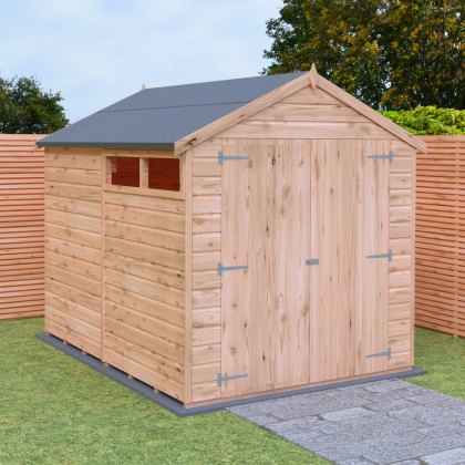 Shire Langley Security Shiplap Apex 8 x 6 Shed