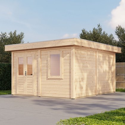 4m x 4m Lugarde Bristol Summerhouse in 28mm & 44mm Wall Thickness