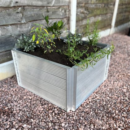 Elite Roots and Shoots 2 x 2 Raised Bed in Aluminium