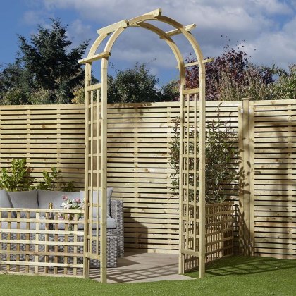 Rowlinson Chester Arch Trellis - Pressure Treated