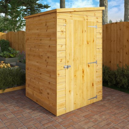 4 x 4 Mercia Shiplap Modular Windowless Pent Shed 4 x 4 Mercia Shiplap Modular Windowless Pent Shed