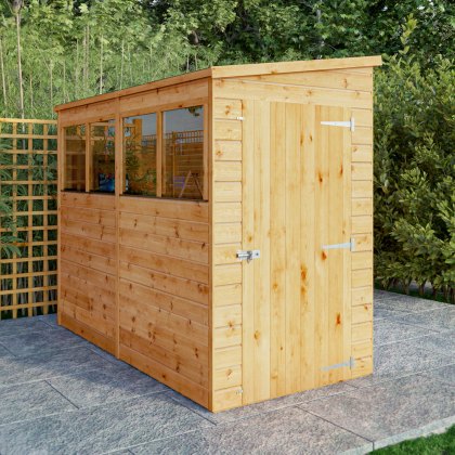 8 x 4 Mercia Shiplap Modular Pent Shed 8 x 4 Mercia Shiplap Modular Pent Shed