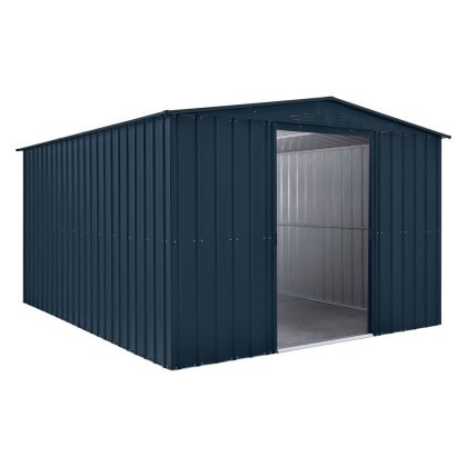 10 x 12 Globel Apex Metal Shed in Grey 10 x 12 Globel Apex Metal Shed in Grey