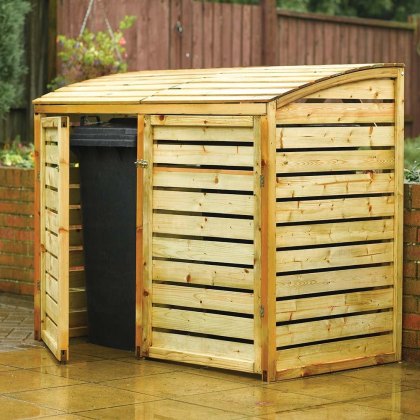 Rowlinson Double Wheelie Bin Store - Pressure Treated Rowlinson Double Wheelie Bin Store - Pressure Treated