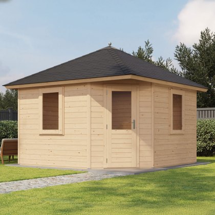 12 x 12 Lugarde Select Scarborough Summerhouse in 44mm Wall Thickness (3.6m x 3.6m) 12 x 12 Lugarde Select Scarborough Summerhouse in 44mm Wall Thickness (3.6m x 3.6m)