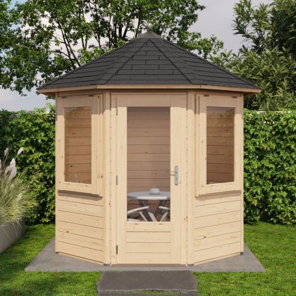 8 x 8 Lugarde Select Elgin Summerhouse in 28mm Wall Thickness (2.4m x 2.4m) 8 x 8 Lugarde Select Elgin Summerhouse in 28mm Wall Thickness (2.4m x 2.4m)