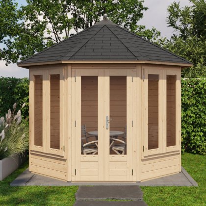 10 x 10 Lugarde Select Helensburgh Summerhouse in 28mm Wall Thickness (3m x 3m) 10 x 10 Lugarde Select Helensburgh Summerhouse in 28mm Wall Thickness (3m x 3m)