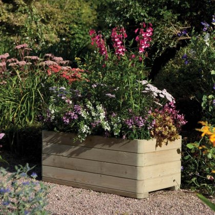 Rowlinson Marberry Rectangular Planter - Pressure Treated Rowlinson Marberry Rectangular Planter - Pressure Treated