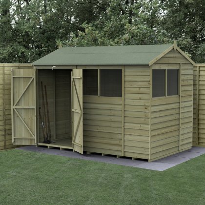 10 x 6 Forest 4Life Reverse Apex Shed with Double Doors 25yr Guarantee 10 x 6 Forest 4Life Reverse Apex Shed with Double Doors 25yr Guarantee