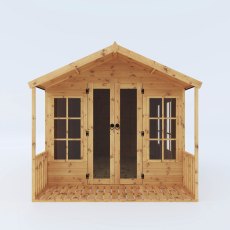 Mercia Wessex Summerhouse - isolated front view, doors closed