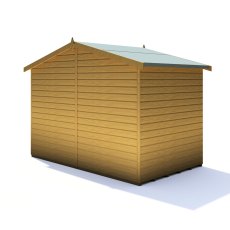 6x10 Shire Wroxham Professional Shed - isolated back angle view