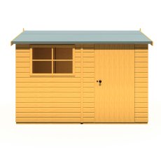 8x10 Shire Suffolk Professional Shed - isolated front view