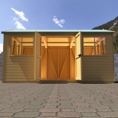 Shire 10 x 15 (3.16m x 4.52m) Shire Mammoth Professional Apex Shed