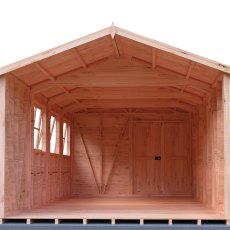 10x20 Shire Mammoth Professional Shed - internal view