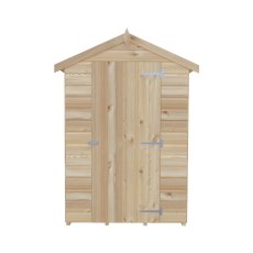 6x4 Shire Shetland Shiplap Shed - isolated front view