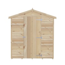 7x5 Shire Shiplap Shed - isolated front view