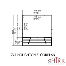 Shire Houghton Summerhouse - floor plan