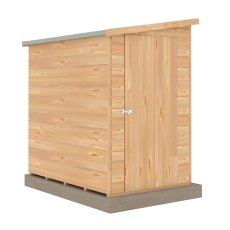 6x4 Shire Caldey Professional Pent Shed - side view